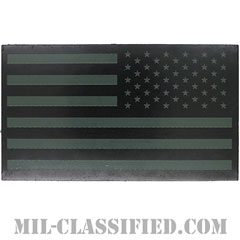 星条旗 グリーン（リバース）（USA Flag (Reversed)）[IR（赤外線）反射素材/ベルクロ付パッチ]画像