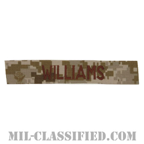 WILLIAMS [NWU Type2（AOR1）/海軍ネームテープ/生地テープパッチ]画像