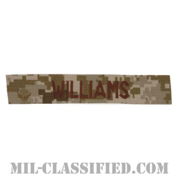 WILLIAMS [NWU Type2（AOR1）/海軍ネームテープ/生地テープパッチ]画像