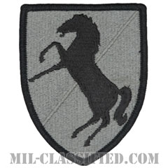 第11機甲騎兵連隊（11th Armored Cavalry Regiment）[UCP（ACU）/メロウエッジ/縫い付け用（ベルクロ未加工）パッチ]画像