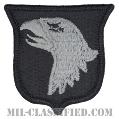 第101空挺師団（101st Airborne Division）[UCP（ACU）/メロウエッジ/縫い付け用（ベルクロ未加工）パッチ]画像