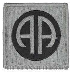 第82空挺師団（82nd Airborne Division）[UCP（ACU）/メロウエッジ/縫い付け用（ベルクロ未加工）パッチ]画像