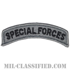 スペシャルフォースタブ（Special Forces Tab）[UCP（ACU）/メロウエッジ/縫い付け用（ベルクロ未加工）パッチ]画像