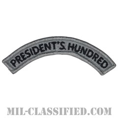 プレジデンツ ハンドレット タブ（President's Hundred Tab）[UCP（ACU）/メロウエッジ/縫い付け用（ベルクロ未加工）パッチ]画像