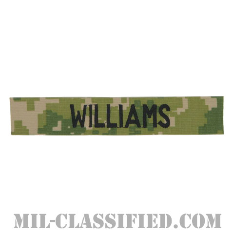 WILLIAMS [NWU Type3（AOR2）/海軍ネームテープ/生地テープパッチ]画像