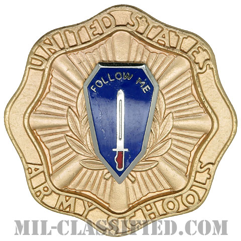 陸軍歩兵学校外国軍人指導者章（Infantry Schools Foreign Military Student Instructor Identification Badge）[カラー/バッジ]画像