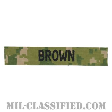BROWN [NWU Type3（AOR2）/海軍ネームテープ/生地テープパッチ]画像
