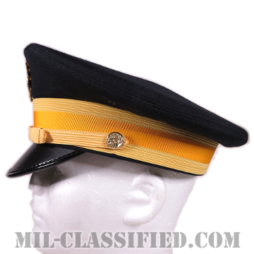 陸軍将校（尉官機甲科・騎兵科）用制帽（Service Cap, Company Grade Officer）7 3/8（59cm）[サービスユニフォーム（ASU）用制帽/帽章付]画像