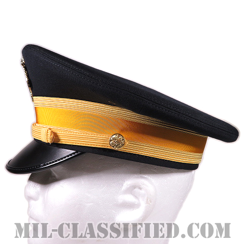 陸軍将校（尉官機甲科・騎兵科）用制帽（Service Cap, Company Grade Officer）7 1/8（57cm）[サービスユニフォーム（ASU）用制帽/帽章付]画像