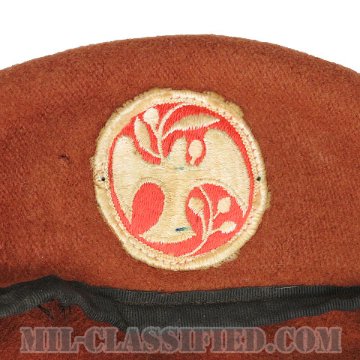 テラコッタベレー (多国籍軍監視団)（Terracotta Wool Beret, MFO）57cm [ベレー帽/中古1点物]画像