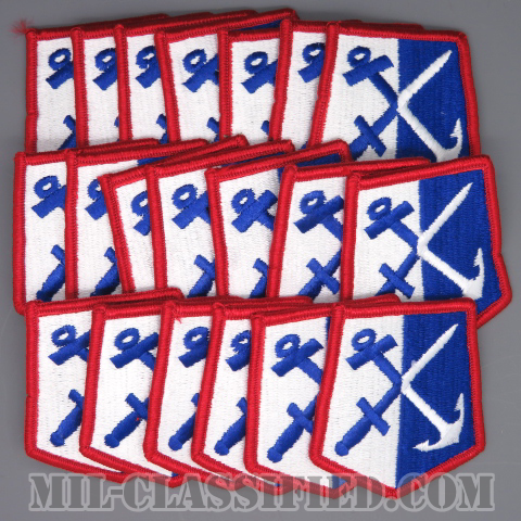 【SALE】ロードアイランド 州兵（National Guard, Rhode Island）[カラー/メロウエッジ/パッチ/20枚セット]の画像