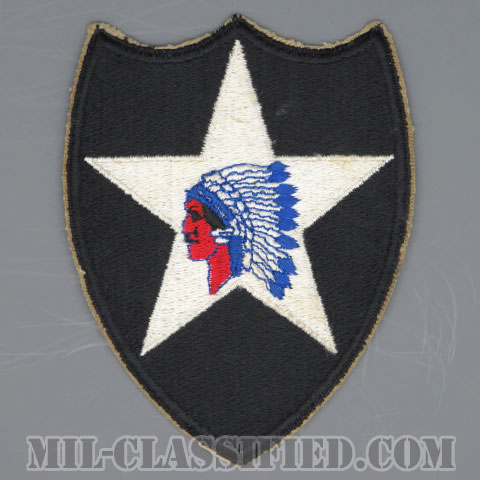 第2歩兵師団（2nd Infantry Division）[カラー/カットエッジ/パッチ/1点物]の画像