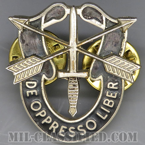 特殊部隊群（Special Forces Group）[カラー/クレスト（Crest・DUI・DI）バッジ/1960s/中古1点物]の画像
