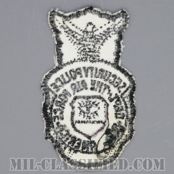 空軍警備隊章 (セキュリティーポリス)（Security Police Badge）[カラー/カットエッジ/パッチ/1点物]の画像