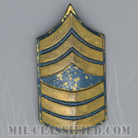 曹長（Master Sergeant (MSG)）[カラー/キャップ（ヘルメット）用階級章/1950s/バッジ/中古1点物]の画像