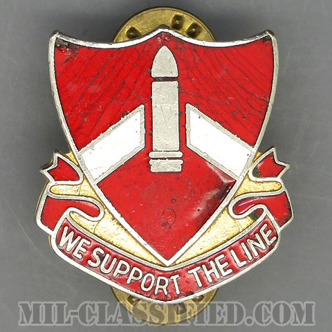 第28野戦砲兵連隊（28th Field Artillery Regiment）[カラー/クレスト（Crest・DUI・DI）バッジ/中古1点物]の画像