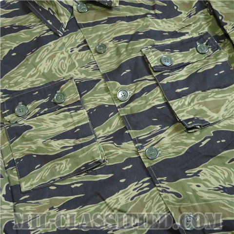 米軍 TDSパターン シルバータイガーストラプ ジャケット US-M [レプリカ/中古1点物]の画像