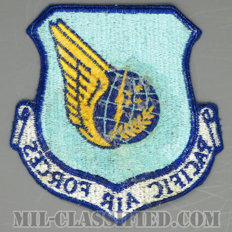太平洋空軍（Pacific Air Forces）[カラー/カットエッジ/パッチ/1960s/4インチ規格/1点物]の画像