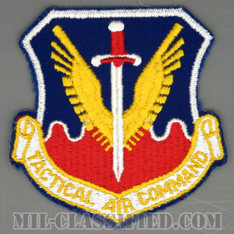 戦術航空軍団（Tactical Air Command (TAC)）[カラー/カットエッジ/パッチ/1960s/4インチ規格/1点物]の画像