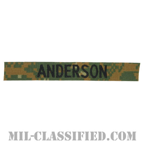 ANDERSON [MARPAT/ウッドランド/海兵隊ネームテープ/生地テープパッチ]の画像