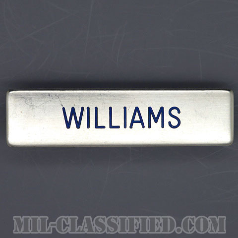WILLIAMS [アメリカ空軍用ネームプレート（名札）/中古1点物]の画像