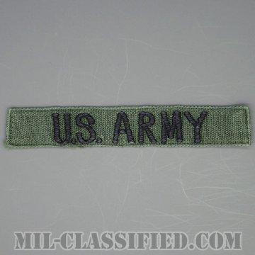 U.S.ARMY [サブデュード/コットンテープ/ネームテープ/パッチ/中古1点物]の画像