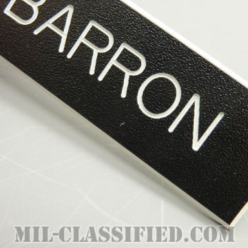 BARRON [アメリカ陸軍用ネームプレート（名札）/中古1点物]の画像