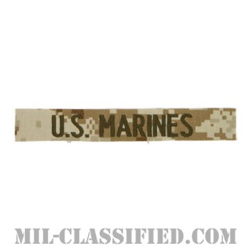 U.S.MARINES [MARPAT/デザート/海兵隊ネームテープ/生地テープパッチ]画像