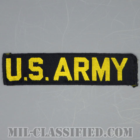 U.S.ARMY[カラー/機械織り/ネームテープ/パッチ/中古1点物]の画像