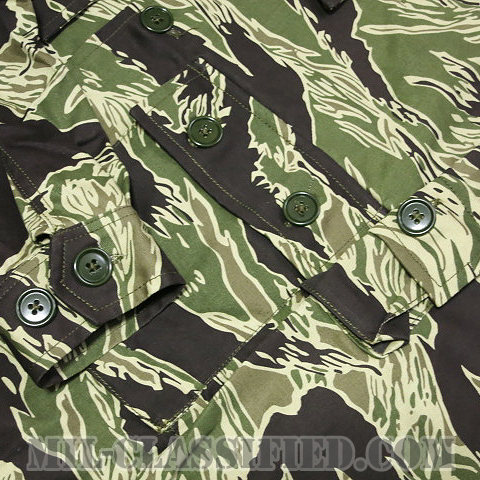 米軍 JWDパターン シルバータイガーストラプ ジャケット・パンツセット US-L [レプリカ/B品（ボタン欠損有）]の画像