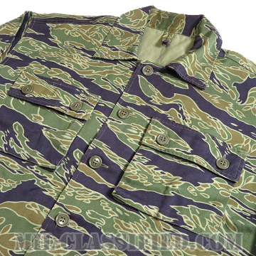米軍 C.A.B. CLOTHING製 タイガーストラプ ジャケット A-L [レプリカ/1点物]の画像