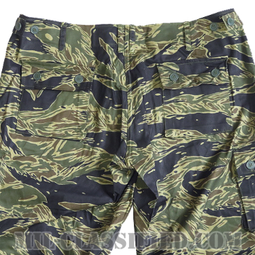 米軍 TDSパターン シルバータイガーストラプ パンツ US-L [レプリカ/B品（ボタン欠損有）]の画像