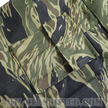 米軍 TDSパターン シルバータイガーストラプ パンツ US-L [レプリカ/B品（ボタン欠損有）]の画像