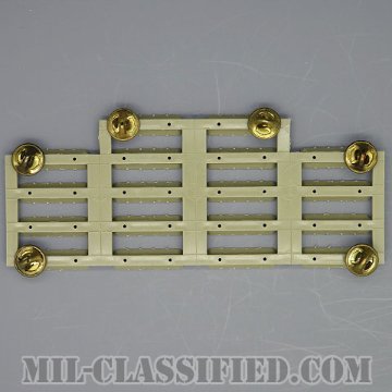 プラスチック製リボン用バー 18個用 [上下スペース有り・中央揃え/マウンティング バー（Mounting Bar）/中古1点物]の画像
