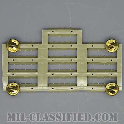 プラスチック製リボン用バー 13個用 [上下スペース有り・中央揃え/マウンティング バー（Mounting Bar）/中古1点物]の画像