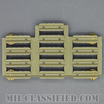 プラスチック製リボン用バー 13個用 [上下スペース有り・中央揃え/マウンティング バー（Mounting Bar）/中古1点物]の画像