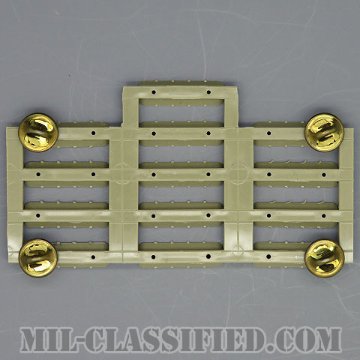 プラスチック製リボン用バー 13個用 [上下スペース有り・中央揃え/マウンティング バー（Mounting Bar）/中古1点物]の画像