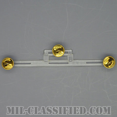 プラスチック製リボン用バー 4個用 [上下スペース無し・中央揃え/マウンティング バー（Mounting Bar）/中古1点物]の画像