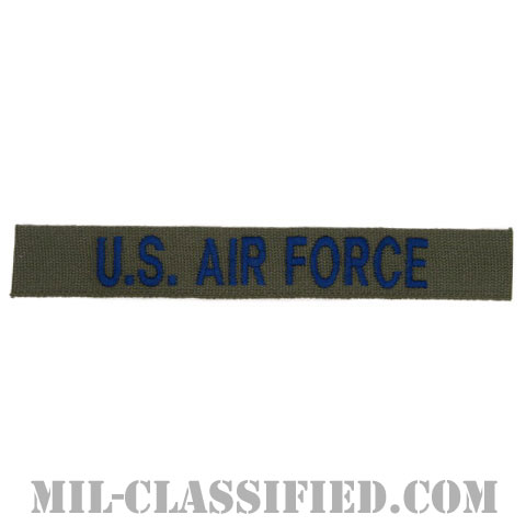 U.S.AIR FORCE [サブデュード/ブルー刺繍/空軍ネームテープ/パッチ]画像