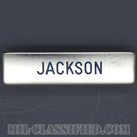 JACKSON [アメリカ空軍用ネームプレート（名札）/中古1点物]の画像