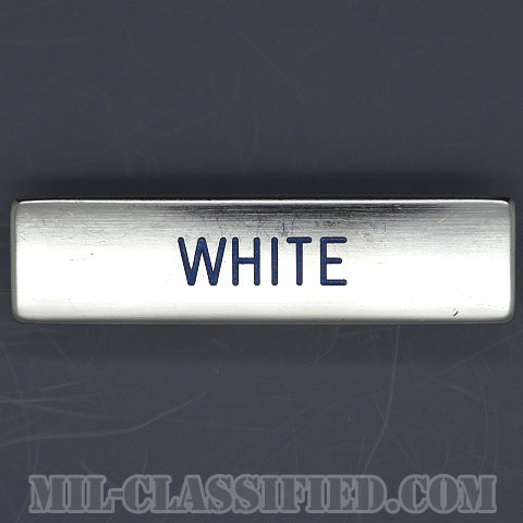 WHITE [アメリカ空軍用ネームプレート（名札）/中古1点物]の画像