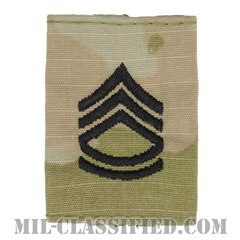一等軍曹（Sergeant First Class (SFC)）[OCP（3C）/ゴアテックスパーカー用スライドオン階級章]の画像