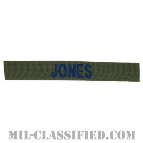 JONES [サブデュード/ブルー刺繍/空軍ネームテープ/パッチ]の画像