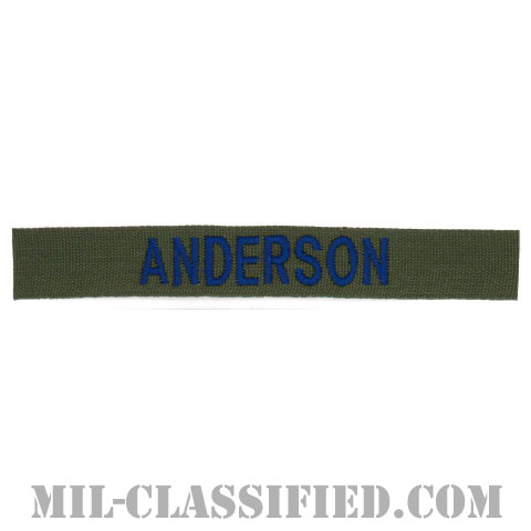 ANDERSON [サブデュード/ブルー刺繍/空軍ネームテープ/パッチ]の画像