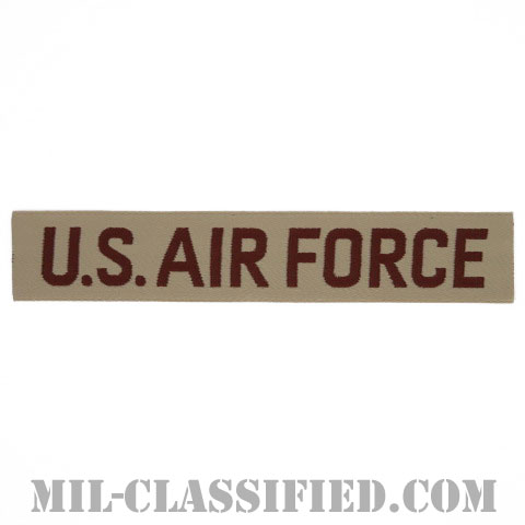 U.S.AIR FORCE [デザート/機械織り/空軍ネームテープ/パッチ]画像