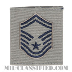 上級曹長（Senior Master Sergeant）[ABU/ゴアテックスパーカー用スライドオン空軍階級章]の画像