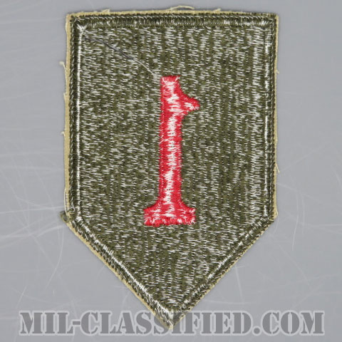 第1歩兵師団（1st Infantry Division）[カラー/カットエッジ/パッチ/1点物]の画像