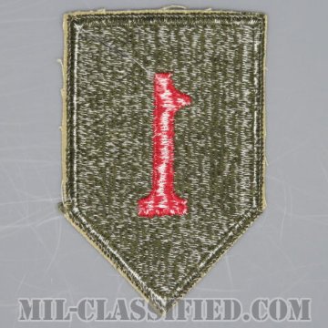 第1歩兵師団（1st Infantry Division）[カラー/カットエッジ/パッチ/1点物]の画像
