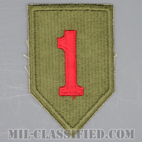 第1歩兵師団（1st Infantry Division）[カラー/カットエッジ/パッチ/1点物]の画像
