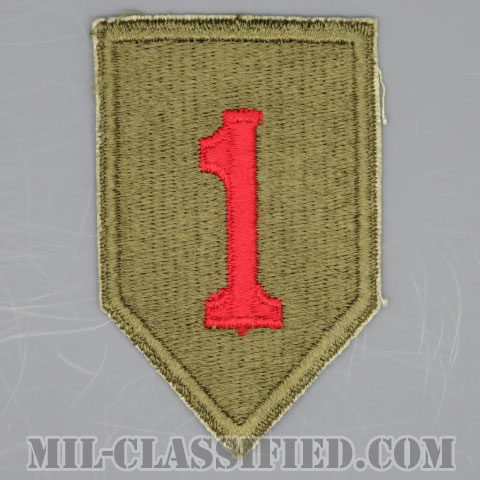 第1歩兵師団（1st Infantry Division）[カラー/カットエッジ/パッチ/1点物]の画像